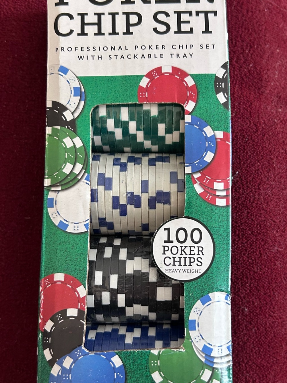 Anker Poker Chip Set - Green, Blue, Black, White
